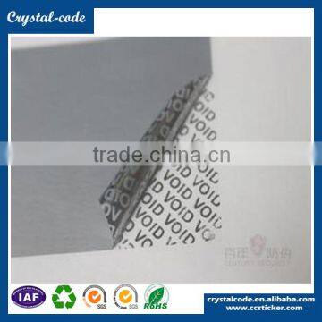 Die Cutting Transfer Type Security Printing Hidden Message Security VOID Label photo-3