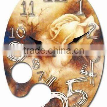 decorative wood wall clock