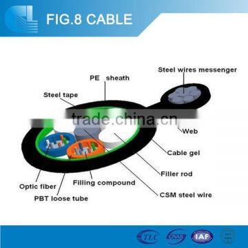 PSP Moisture Barrier Fig 8 Aerial Fiber Cable GYTC8S/GYTC8A