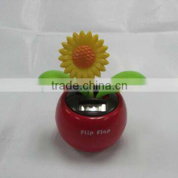 plastic solar flower shape gift