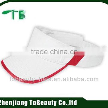 white tennis visor cap