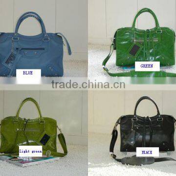 Green Genuine Leather Special Design Handbags With Large Capacity Women Messenger Bag photo-4