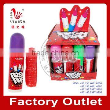 Posh pop sweet red lollipop lipstick candy