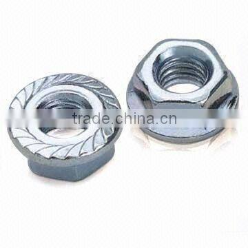 Serrated flange nut