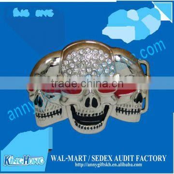 Novelty Crystal Skull Belt Buckle photo-2