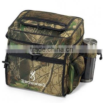 600D polyester oak camo insluated 12 Cans Camo sport picnic Cooler bag