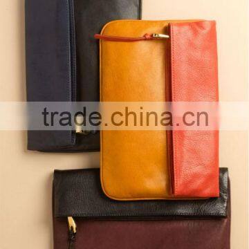 high quality soft leather clutch bags