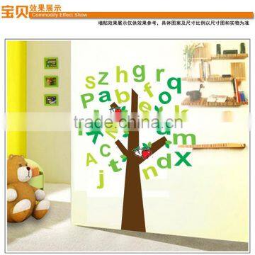 Reusable Family Tree love decor kids DIY vinyl alphabet wall stickers