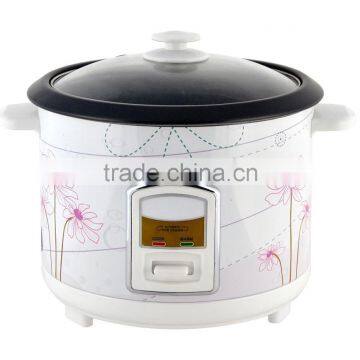 1.8L electric straight rice cooker with non-stick coating inner pot