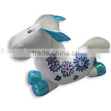 horse(stuffed toy, tyvek toy, baby toy, animal toy, Toys for Painting)