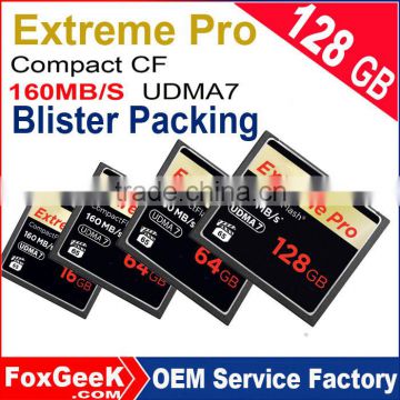 Original Quality Real Capacity Extreme Pro CompactFlash CF Card UDMA7 160MB/s CF Memory Card 16 32 64 128 GB micro Camera