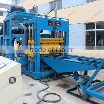 Full automatic qt6-15 hydraulic concrete brick production line for curb molding machine