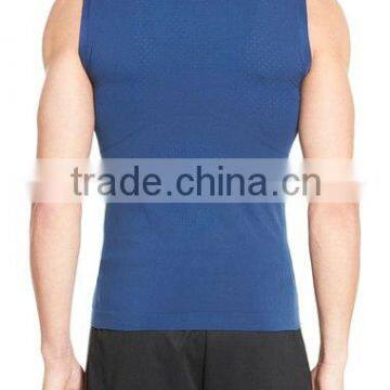 Daijun OEM Summer Men's Polyester Blue High Quality Wholesale Tank Top photo-3