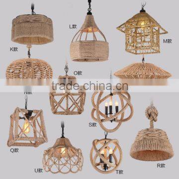 rope hanging pendant light stairs edison pendant light in various shape for home decor/Gallary/coffee bar/shopping mall