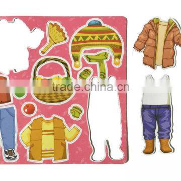 best seller promotional dress up fridge magnet customized PVC dress up magnet magnetic dress up gifts