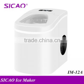 SICAO bullet type ice maker,compressor cooling system homemade ice maker