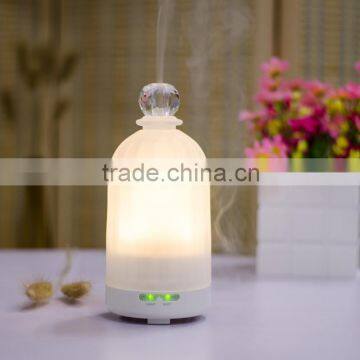 colorful LED light aromatherapy glass diffuser /essential oil portable air humidifier