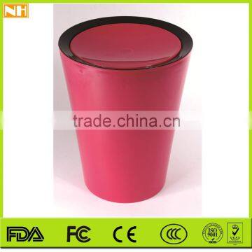 Colourful Hot Sell Creative Plastic Waste Bin Trash Can photo-3