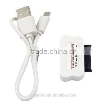 SATA Slimline to USB 2.0 Adapter Cable for Laptop CD DVD Rom Drive 7+6 13Pin photo-3