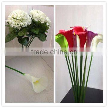 table wedding decoration artificial flowers calla lilies hydrangeas