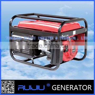 Top grade cheapest Single cylinder, air cooled, 4 stroke, OHV 230v/380v gasoline generator 3.5 kva