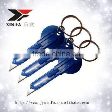 mini key paper cutter knife with circle ring