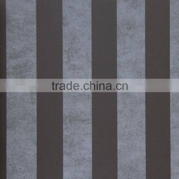 Water Ink Printing Modern Style Striped Non Woven Wallpaper photo-2