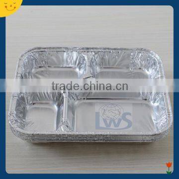 Food Packaging Aluminium Foil Tray Take Away Food Storage Container Restaurant Aluminium Foil Container/box photo-2