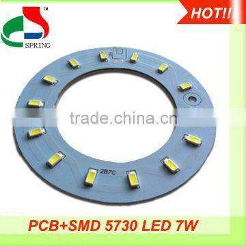 Hot sales SMD 5730 white 7w LED aluminum PCB Board