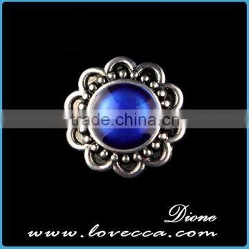 Antique fashion wholesale best price silver gemstone metal fancy buttons.