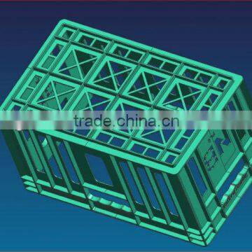 high quality new design hollow out plastic box injection mould