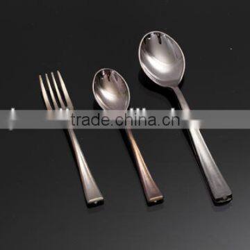 Hot -selling silver coated plastic cutlery