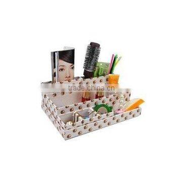 No-woven cosmetic storage box for female