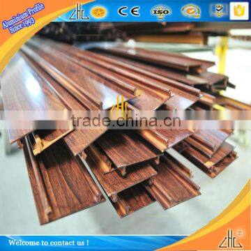 Very cheap aluminium profile wood color aluminium buckle , Aluminium profile end cap alibaba best sellers