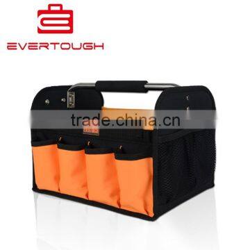 600D Polyester Canvas Open Top Tool Bag With Steel Handle Tool Kit OEM ODM photo-2