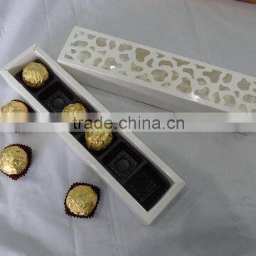 2015 Fancy Design Silver Paper Chocolate Praline Box