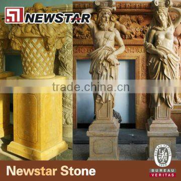 Newstar natural stone statue pillar