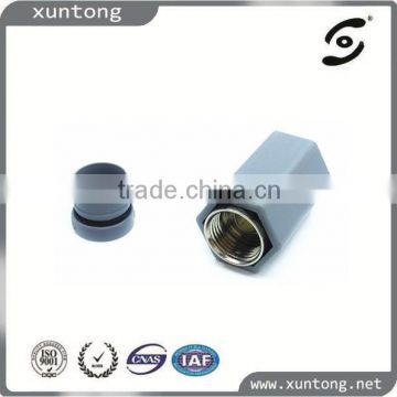 TNC Connector with hexagonal plastic outsourcing