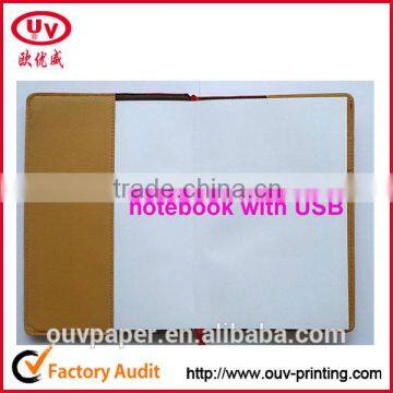 2015 Planner Leather Diary/notebook With 8G USB Gift Set photo-4