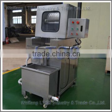 Fish meat saline injecting machine