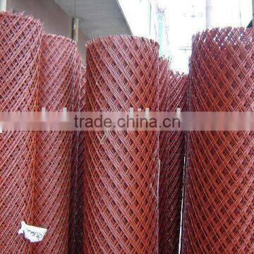 expended metal mesh fence