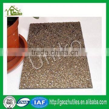 clear and colored uv coated high quality policarbonate diamond sheet