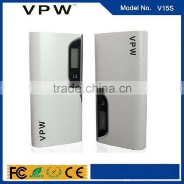 Factory Wholesale Portable Double USB output 8000mAh Power Bank with LCD display