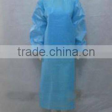 isolation onetime use disposable nonwoven gowns