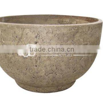 Round Lightweight Concrete Pot