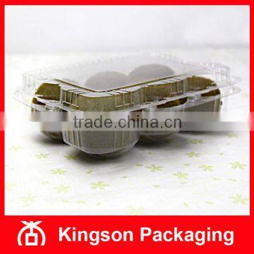 Disposable Clear Plastic Container Box for 6pcs Kiwi