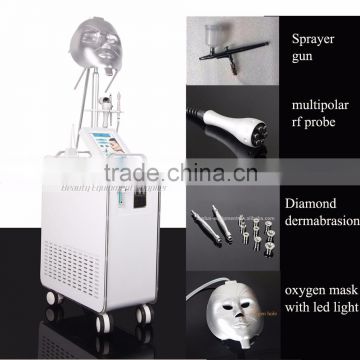 AYJ-Y80(CE)Portable Facial Whitening Oxygen Jet Peel Microdermabrasion Machine/Factory Pure Oxygen Oxigen Facial Machine Hyperbaric Oxygen Facial Machine