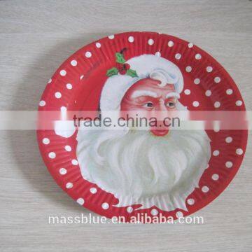 Merry Christmas paper plate