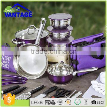 33 pcs kitchen cookware set