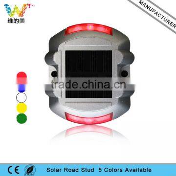 High quality deck dock light red LED flashing aluminum solar road stud